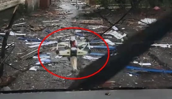 Russian drone attacks volunteers during evacuation