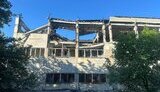 Зруйнована будівля у Селидовому