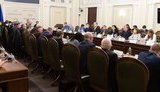 Порошенко после встреч с послами стран ЕС и НАТО: Жесткая позиция США и союзников сегодня остановила планы Путина. ФОТОрепортаж