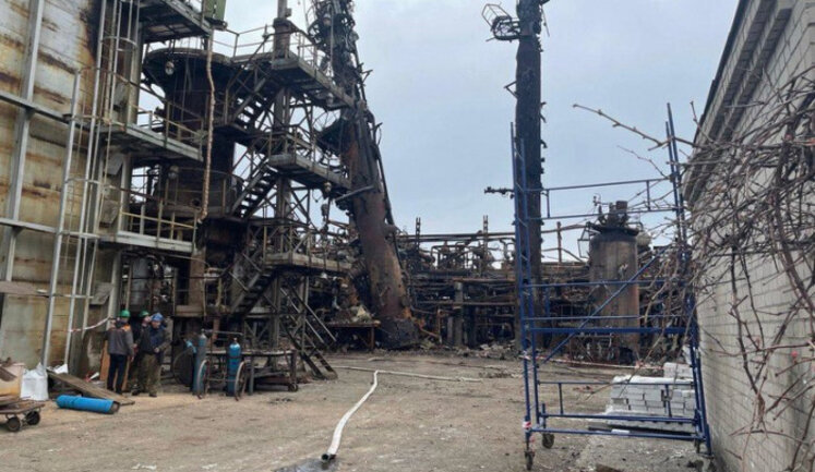 In Kremenchuk, "Shahed" UAVs hit oil refinery, with no casualties
