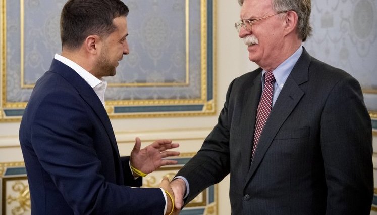 Україна вітала би приєднання США до "нормандського формату", - Зеленський на зустрічі з Болтоном. ФОТО