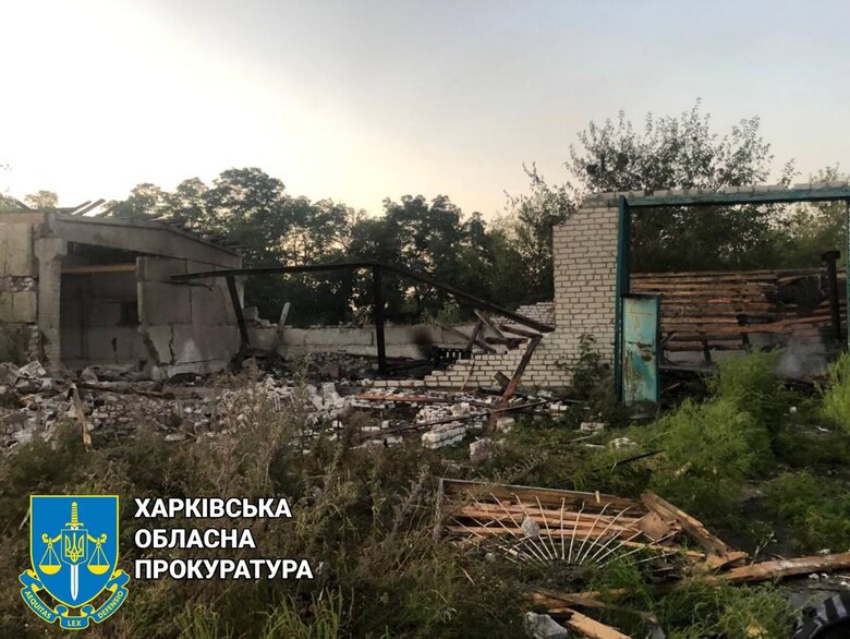 Наслідки нічної атаки безпілотниками на Харківщину 01