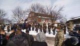 С погибшим на фронте 24-летним воином 28-й ОМБр Назарием Полищуком простились в Черкасской области. ФОТОрепортаж
