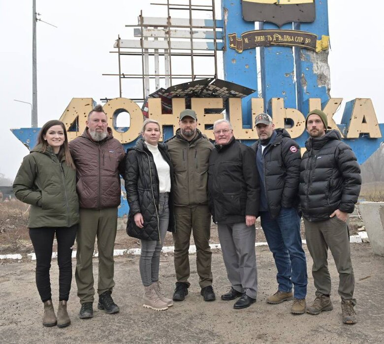 American General Kellogg and military delegation visited Izium 01