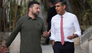 Ріші Сунак та президент України Володимир Зеленський