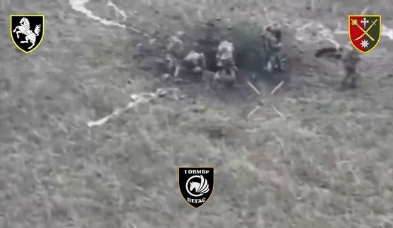 Бойцы 1-й бригады поразили 10 оккупантов, которые пытались добраться до позиций ВСУ через газопровод