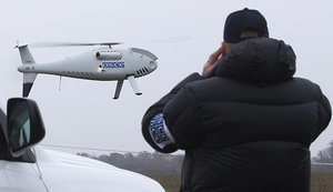 Дрон ОБСЄ на Донбасі був пошкоджений і здійснив аварійну посадку, - ООС