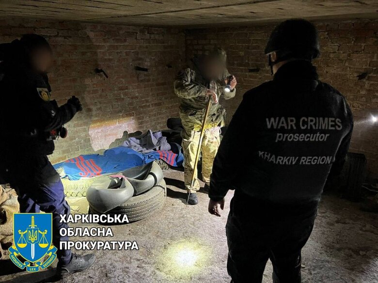 Пункт так званої ЛНР, де російська армія утримувала людей, виявлено на Харківщині 03 Пункт так званої ЛНР, де російська армія утримувала людей, виявлено на Харківщині 03