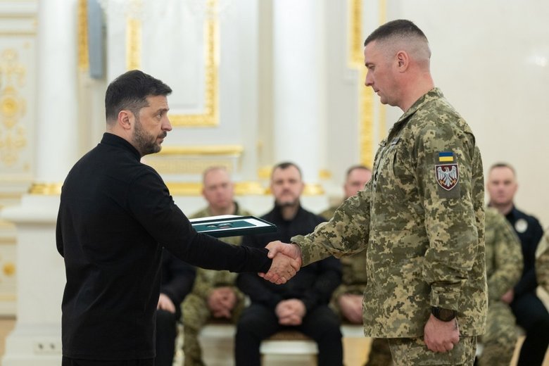 Награждение защитников