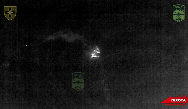 Бойцы 28-й ОМБр под покровом ночи обнаружили оккупанта, притворившегося мертвым, и ликвидировали его. ВИДЕО