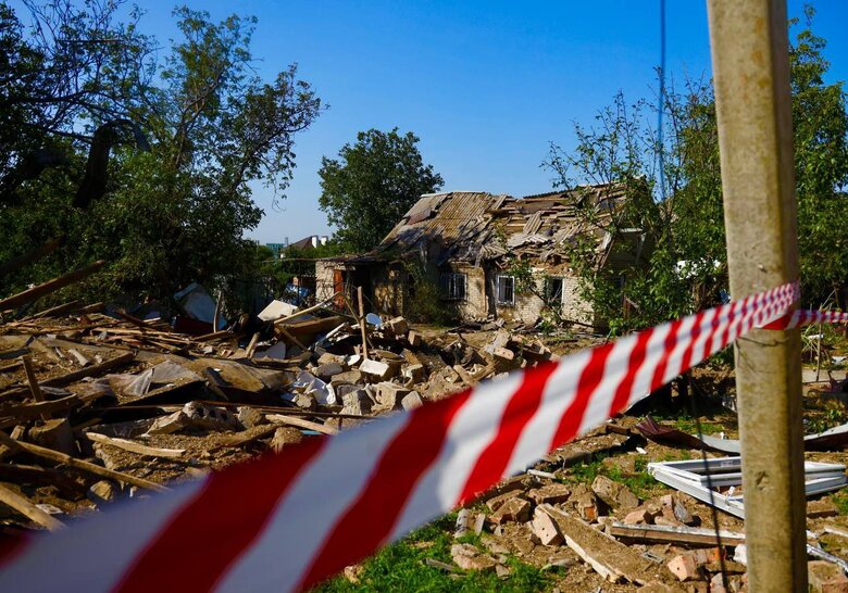 Consequences of occupiers’ missile attack on Dnipro 02