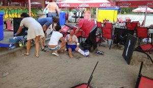 One person killed, child wounded in skirmish on Poltava beach. PHOTOS+VIDEO