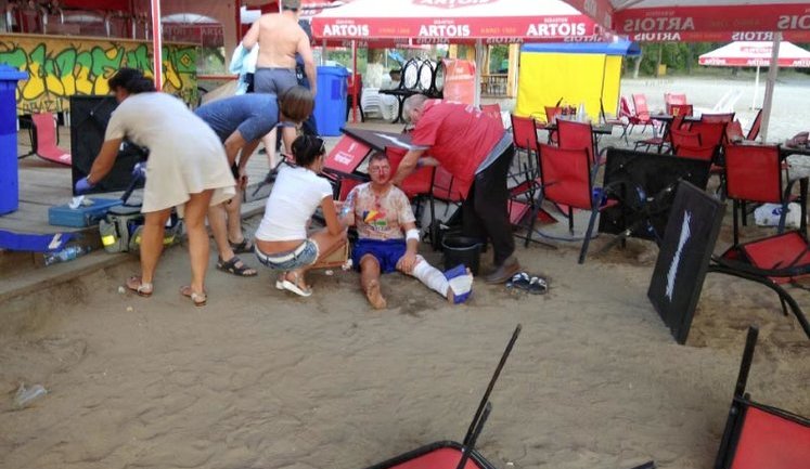One person killed, child wounded in skirmish on Poltava beach. PHOTOS+VIDEO