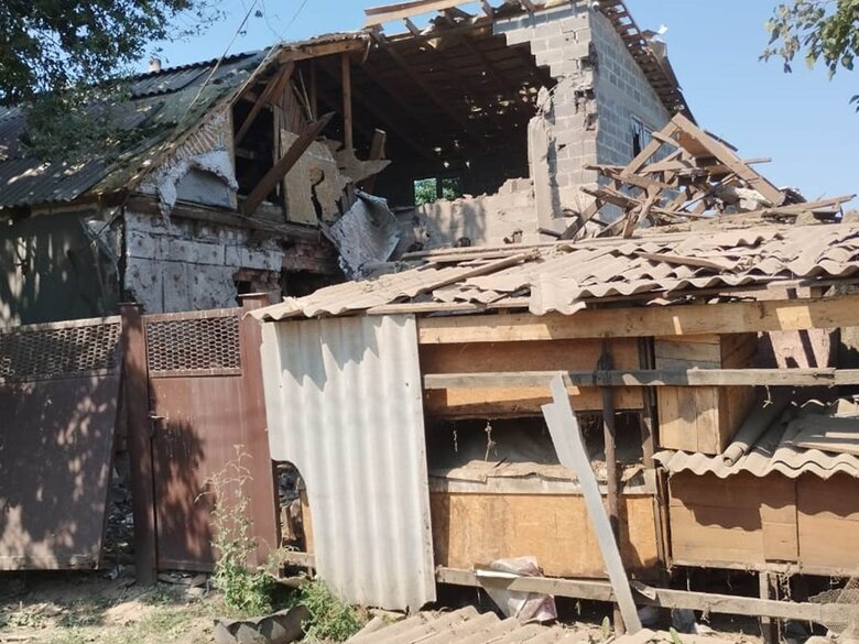 Наслідки обстрілів Донеччини