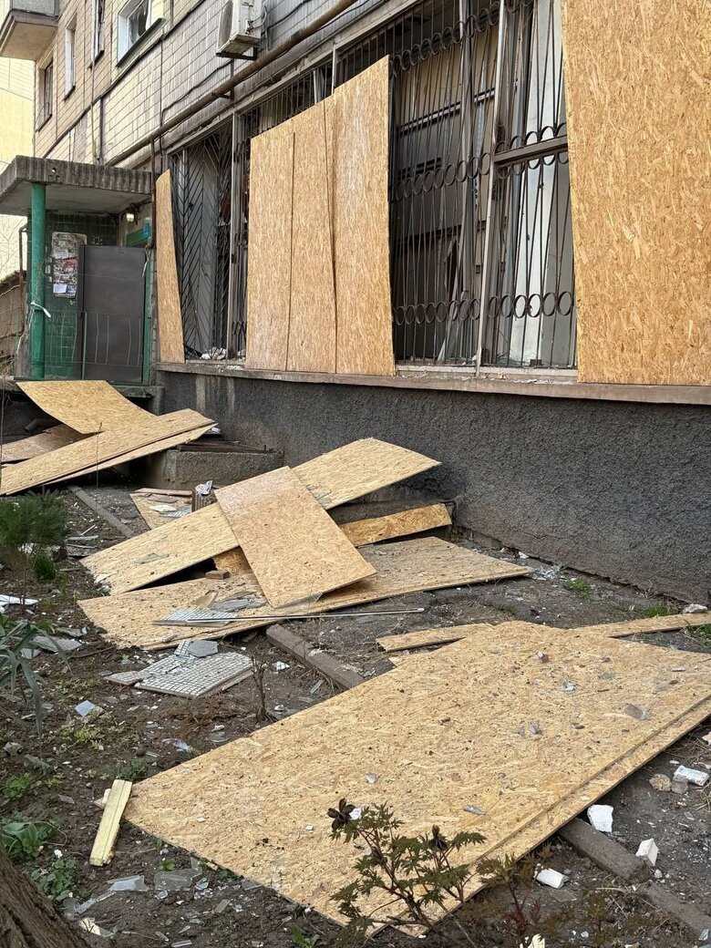 последствия удара по Кривому Рогу