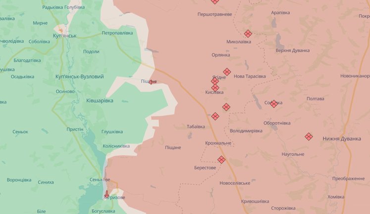 Враг продвинулся в районе Песчаного и Родинского, - DeepState