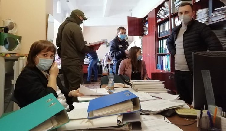 СБУ і Нацполіція проводять обшук у Довженко-Центрі, - директор Козленко. ФОТОрепортаж (оновлено)