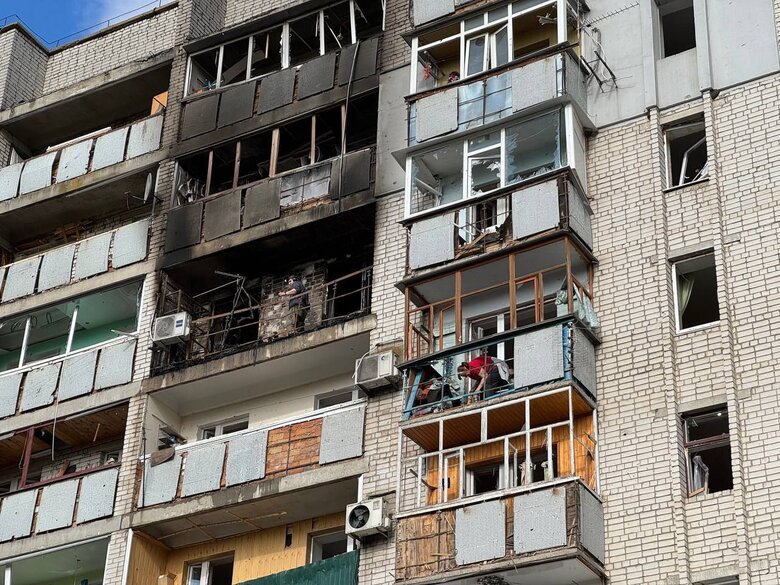 Сміла після обстрілу