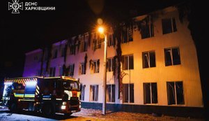 Последствия вражеских ударов по Харькову: зафиксировано попадание по территории больницы. ФОТОРЕПОРТАЖ