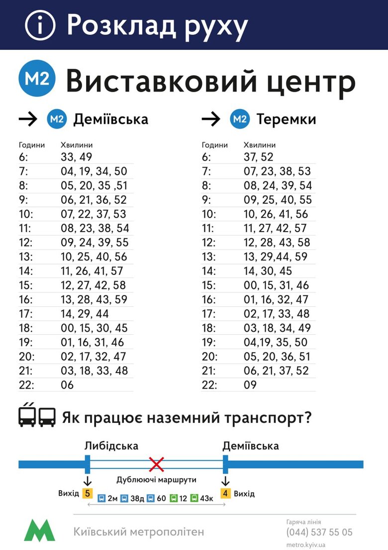 Между Теремками и Демеевской запускают челночное движение поездов, - КГГА 05