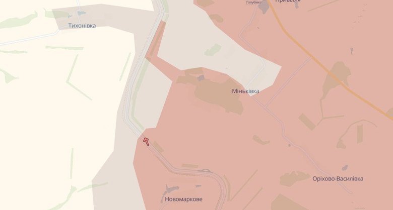 DeepState: росіяни просунулися біля Міньківки та Новомаркового