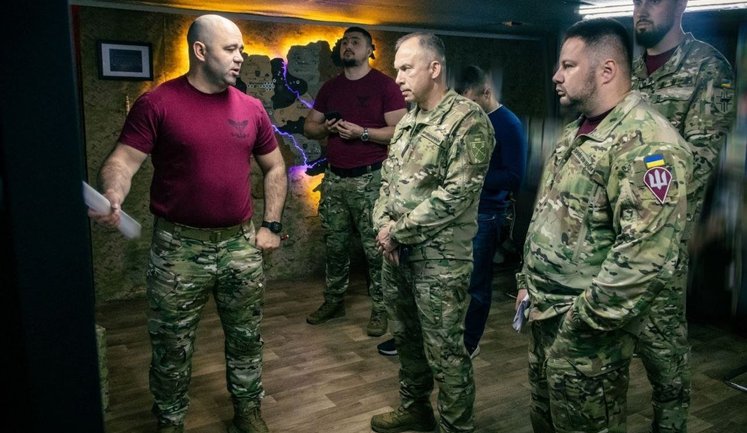 Syrskyi visited soldiers in Oleksandrivka direction: discussed further actions, adjusted plans