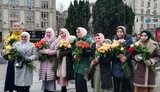 Во "Всемирный день хиджаба" мусульманки Украины организовали акцию в Киеве. ФОТОрепортаж