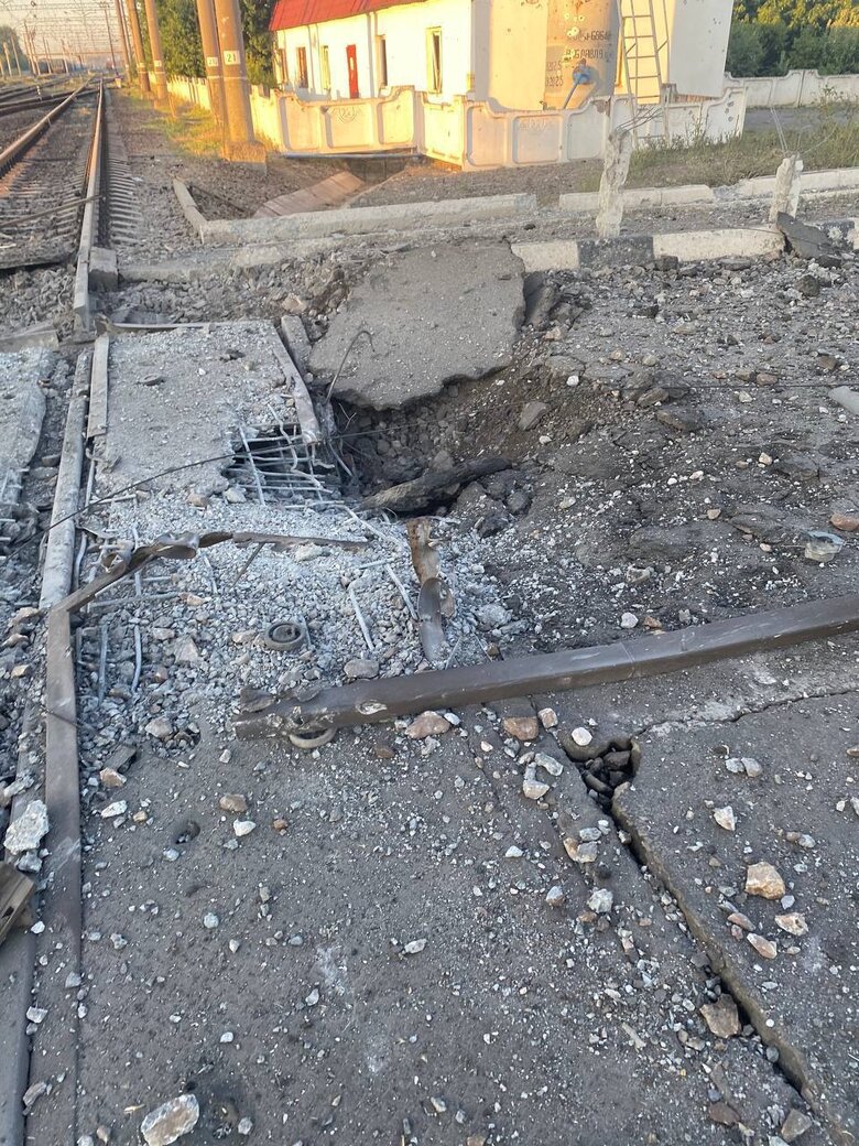 Another hellish night for Rashists in Melitopol. Railway damaged, which occupiers used to transport equipment and manpower - Fedorov 03 Another hellish night for Rashists in Melitopol. Railway damaged, which occupiers used to transport equipment and manpower - Fedorov 03