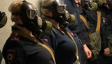 россия,учения,газы,противогаз