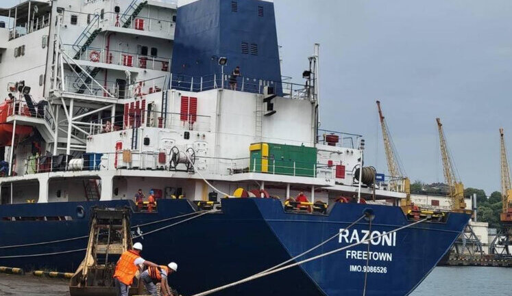 First ship with Ukrainian grain will be in Istanbul already this evening, it is going on planned course, - Turkey