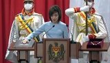 Санду во время инаугурации сказала фразу на украинском