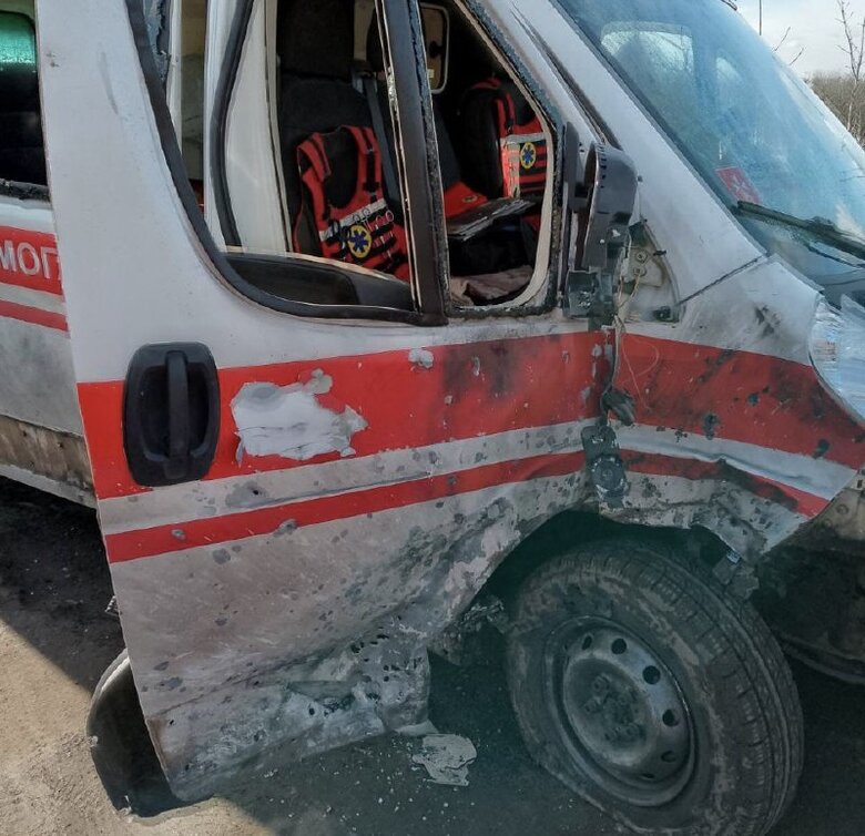 обстріл швидкої на Харківщині
