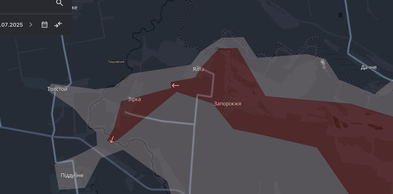 Ворог має просування на Запоріжжі та Донеччині - мапи
