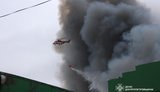 Warehouses caught fire in Dnipro as a result of a morning missile strike by the Russian Federation