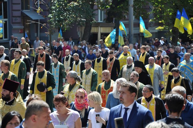 Крестный ход УПЦ КП к 1030-летию крещения Руси-Украины состоялся в Киеве 27