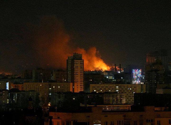 ЗСУ відбили напад на в/ч на пр. Перемоги в Києві 01