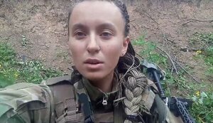 "Чи зрозуміли ви всі, яка це розкіш ходити українською землею? Мені дуже боляче за території, що зараз в окупації", - морпіх 503-го батальйону Ярина Чорногуз. ВIДЕО