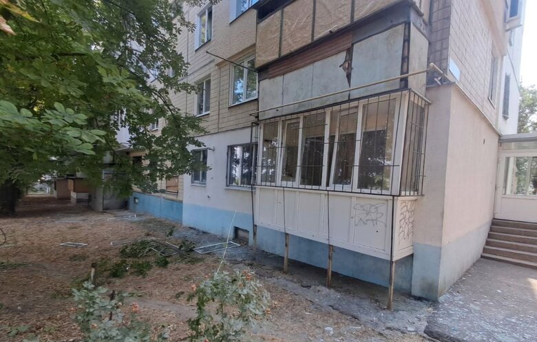 наслідки обстрілу Нікополя