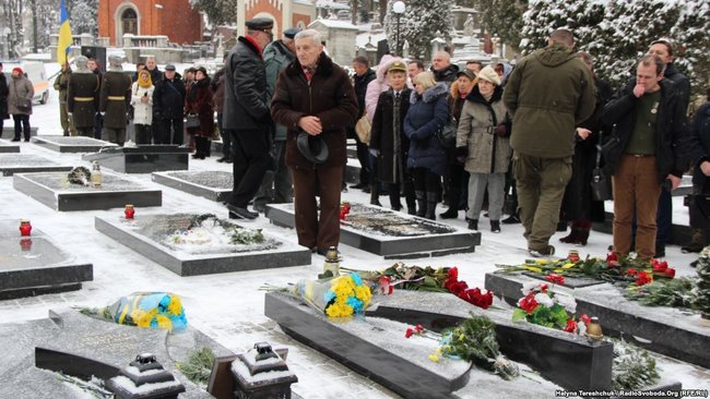 Во Львове почтили память Героя Небесной сотни Вербицкого 01
