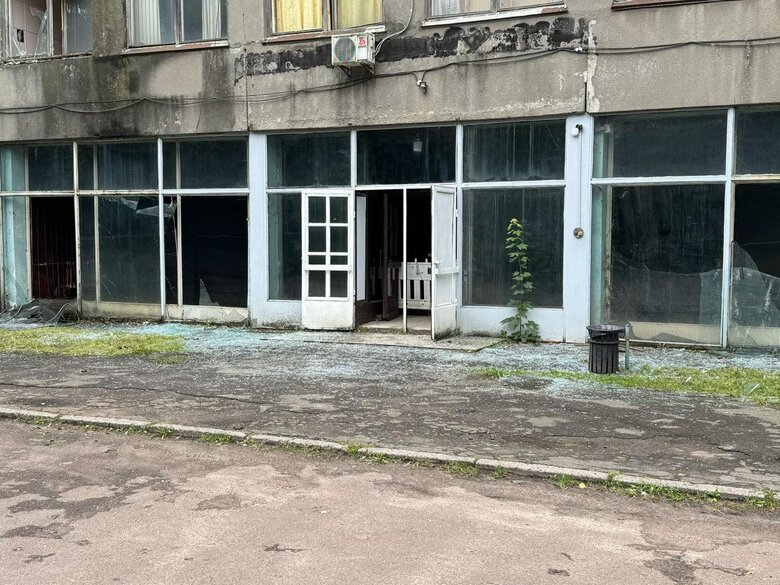 The Dovzhenko film studio suffered the most extensive damage.