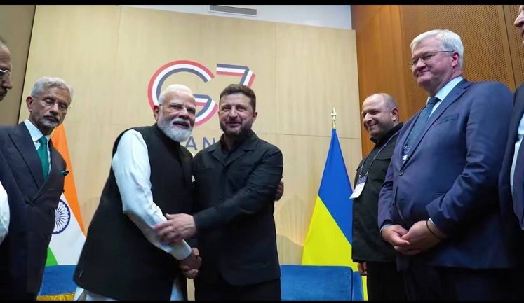 Зеленський зустрівся з Моді: обговорили спільні промислові проєкти