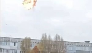 Неймовірне перехоплення "Шахеда": ЗРК збив дрон, який пікірував на багатоповерхівку. ВIДЕО