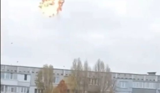 Неймовірне перехоплення "Шахеда": ЗРК збив дрон, який пікірував на багатоповерхівку. ВIДЕО