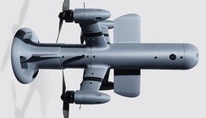 Дрон-перехоплювач UEB-1 розробила українська компанія "OSIRIS AI". ФОТО