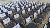 Kyiv’s Mykhailivska Square hosted Empty Seats rally in support of Kremlin-held political prisoners. PHOTOS