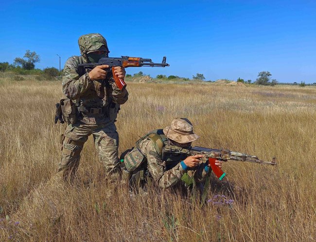 Морпіхи відпрацювали дії при потраплянні в засідку 01