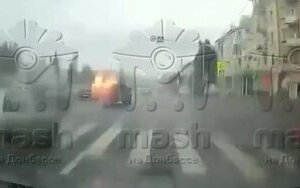 у луганську вибухнув автомобіль із російським офіцером