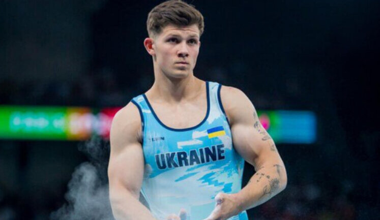 Gymnast Illia Kovtun wins silver at 2024 Olympic Games in parallel bars