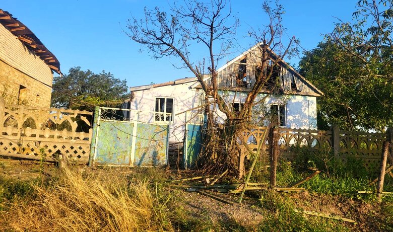 Последствия вражеских обстрелов Херсонской области 08