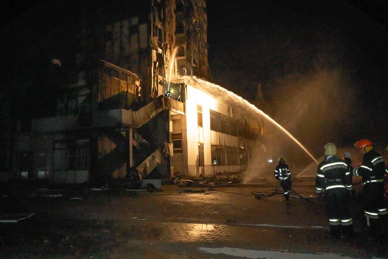 Последствия ночной атаки на Одессу 02